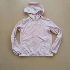 UNIQLOポケッタブル フード付きピンクパーカー Mサイズ