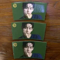 韓国 COMPOSE COFFEE BTSテヒョン V テテ 3枚 グリーン