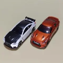 絶版 トミカ 2台セット レクサスRC F ＆ 日産GT-R ルース品