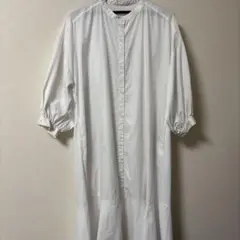 送料無料/GU ジーユー ロングシャツワンピース