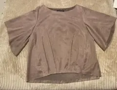 【ロートレアモン】スウェード調　綺麗め　カットソー❗️