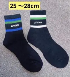 YONEX 刺繍口ゴ＆バドミントンソックスL01【25～28cm】2足セットのサムネイル
