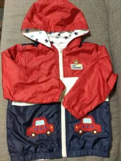 金土曜限定値引　ホットビスケッツ　リバーシブル　ウインドブレーカー　100サイズ