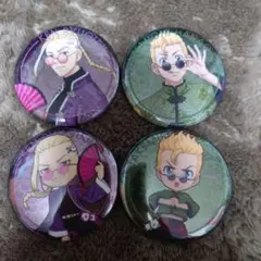 東京リベンジャーズ　メタリック缶バッチ　武道＆ドラケン