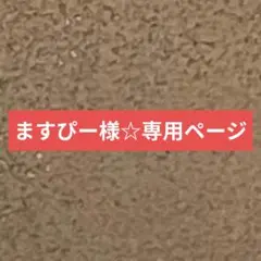 ますぴー様☆専用ページ