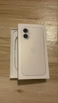 iPhone17 ホワイト 空き箱、ケーブル