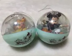 ディズニー　カプセルトイ　ガチャガチャ／プルート＆ミッキーマウス