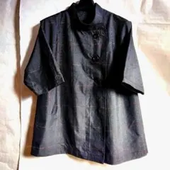 着物リメイク大島のジャケット