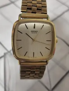 1989 年代 SEIKO セイコー 5P31-5D8A スクエア型 ゴールド - メルカリ