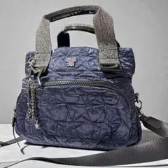 アナスイ 星柄 キルティング 2way ショルダーバッグ チャーム付