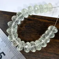 トップクラス＊グリーンアメジスト＊ボタンカットk35