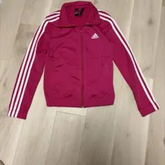 adidas ピンク 茶色 ストライプジャージ 韓国 - メルカリ