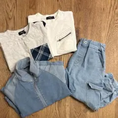 COMME CA ISM 半袖　ジャケット　パンツ　4点セット　100センチ