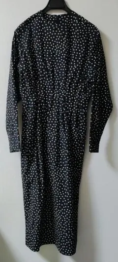 ミラオーウェン ウエストタックデザインコクーンワンピース