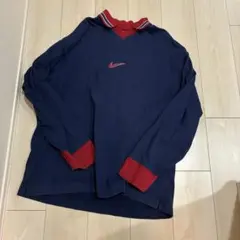 f*p様 【希少】Nike ネイビー レッド Vネック ポロシャツ L ナイキ