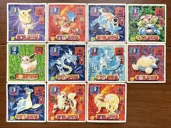 ポケモン 最強シール烈伝 技シール 22枚 アマダ リザードン 当時物