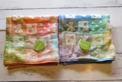 【新品・タグつき】 ウオッシュタオル２枚組