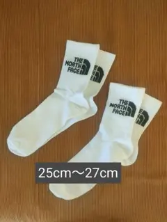 THE NORTH FACE 　ノースフェイス　ソックス　ホワイト　2足セット