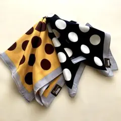 Cloth 1879 水玉模様　シルク100%スカーフ
