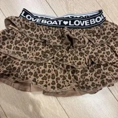 LOVEBOAT ハート模様フリルスカート 140