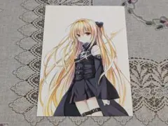 ToLOVEる ダークネス ポストカード ヤミ 正装イラスト 週刊少年