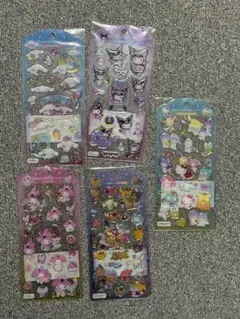 【国内正規品】【新品未使用品】サンリオドロップジュエリーシール5枚セット