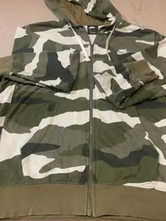 Nike カモフラージュ フルジップパーカー Lサイズ