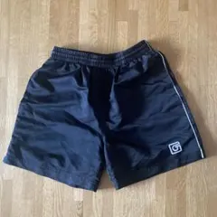 GOSEN ブラック ハーフパンツ S
