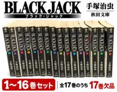ブラック・ジャック 1～16巻 手塚治虫 秋田文庫 17巻欠品