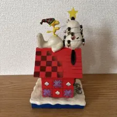 美品【希少】Anriアンリ社 Peanut 木製オルゴール スヌーピー 戦場