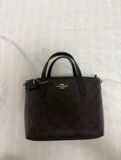 COACH シグネチャー ミニ ハンドバッグ
