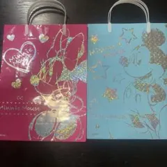 ミニーマウス・ミッキーマウス バッグ 2個セット