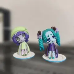 ウイルスイーツカプセルフィギュアコレクション チョコスコーン　マカロンピスタチオ