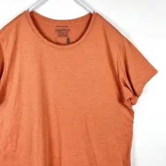 【美品】Patagonia Tシャツ Lサイズ サーモンピンク系