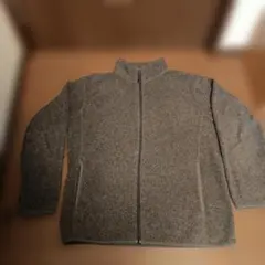 UNIQLOグレー フリースジャケット ♡フルジップ♡サイズXL