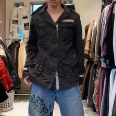 DIESEL 90s ギミック y2k グランジ ミリタリーフィールドジャケット