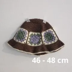 バケットハット　クロシェハット　ベビー　キッズ　かぎ針編み