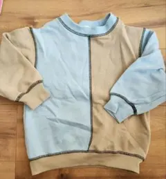 PAIR MANON バイカラー トレーナー 100cmのサムネイル