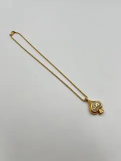 VALENTINO スペードモチーフ ネックレス ゴールドカラー -0009のサムネイル