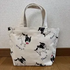 新品 フレンズヒル ミニトート ブルトン フレブル フレンチブルドッグ
