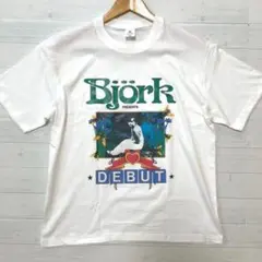 【希少】BJORK ビョーク Tシャツ オフィシャル XS サイズ ビョーク 新品 ビョーク Bjork 90年代洋楽 歌姫 カジュアルファッション Tシャツ