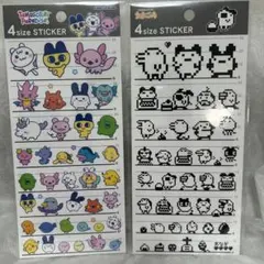 4 size sticker たまごっち　2枚セット