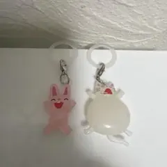 お買い得　ノンタン めじるしアクセサリー ノンタンB、ウサギ2種セット売り