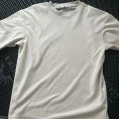 UNIQLO クルーネックTシャツ ベージュ メンズ
