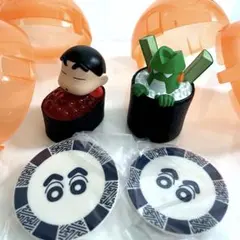 クレヨンしんちゃん 寿司マスコット ガチャ 2種セット