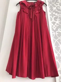 JILLSTUART 赤ワンピース　結婚式　クリスマスのサムネイル