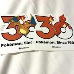 韓国限定 ポケモン 30周年 ランダム ステッカー リザード リザードン