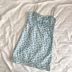 ジルスチュアート　キャミワンピース　花柄　スパンコール