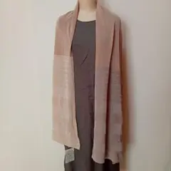 値下げ ☆ 美品 ☆ 大判ストール ラメ入り 紫外線、気温調整にも…