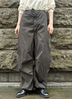 スノーカモパンツ　Ｍ〜Ｌ　後染めブラック